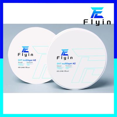 ซื้อ SHT สายสีฟันชั้นสูง บล็อกซิรโคเนียหลายชั้นสําหรับเครื่องบดฟัน online manufacture
