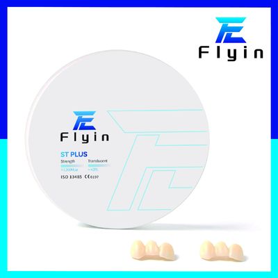 ระบบ Zirkohn ความแข็งแรงสูง Zirconia Block ขาว Crown เครื่องบดแห้งฟัน