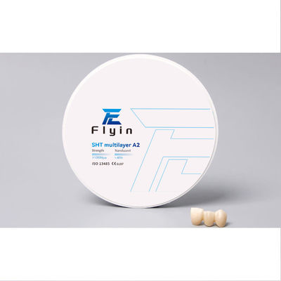 Pre Shad Zirconia ฟันบล็อก ห้องปฏิบัติการฟัน SHT หลายชั้น Zirconia เซรามิก ดิสก์
