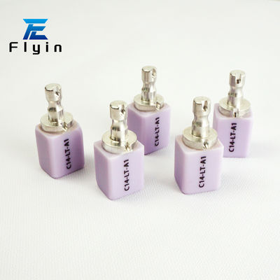 FLYIN LT HT CAD CAM ลิเดียมดิสิลิเคตฟันบล็อกแก้วเซรามิก C14 B40